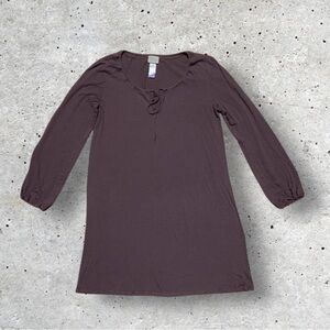 Hanro Cotton Cashmere Blend 3/4 Sleeve Gown